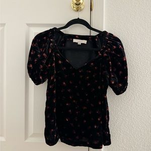Loft Velvet Top